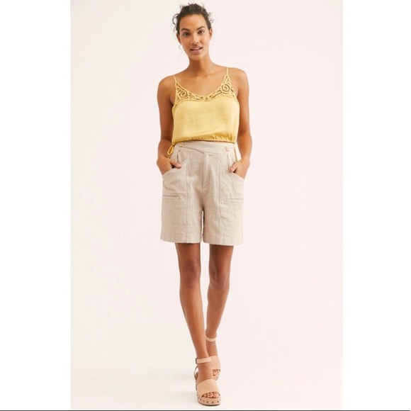 Free People Aloha Linen Shorts - Picture 16 of 16